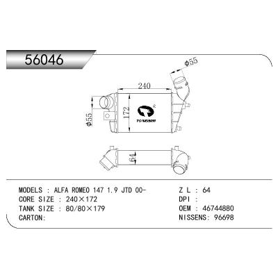 For FIAT AIFA ROMEO147(937) OEM:46744880