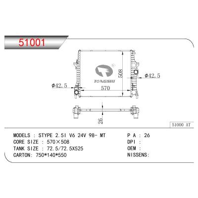 For JAGUAR STYPE 2.5I V6 24V