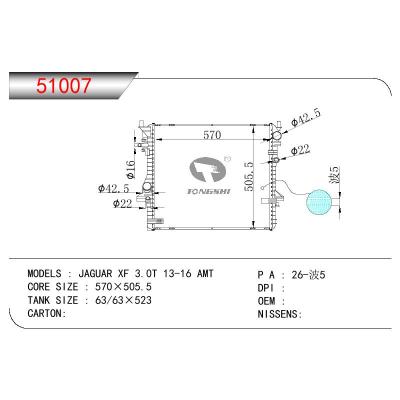 For JAGUAR JAGUAR XF 3.0T