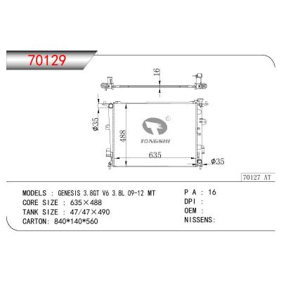 For HYUNDAI GENESIS 3.8GT V6 3.8L