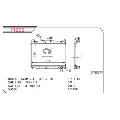 For MAZDA MAZDA 2 II (DE)