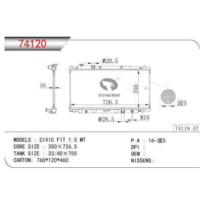 For HONDA CIVIC FIT 1.5 OEM:19010-RC3-H01/19010RC3H01