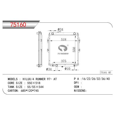 For TOYOTA HILUX-4 RUNNER KF-LN167