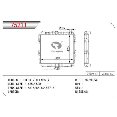 For TOYOTA HILUX 2.0 LN55