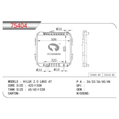 For TOYOTA HILUX 2.0 LN55