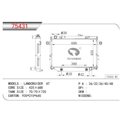 For TOYOTA LANDCRUISER