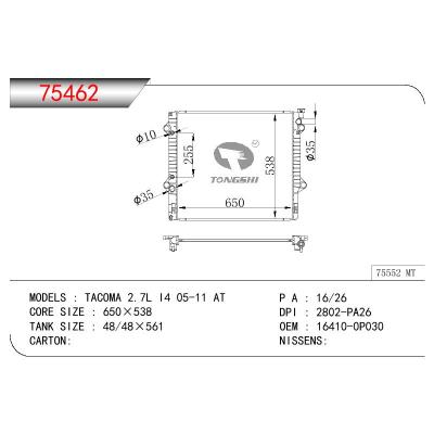 For TOYOTA TACOMA 2.7L I4 OEM:16410-OP030/16410OP030