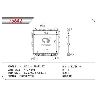 For TOYOTA HILUX 2.4