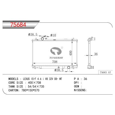 For TOYOTA LEXUS IS F 5.0L V8