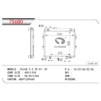 For TOYOTA HILUX 2.5 TD