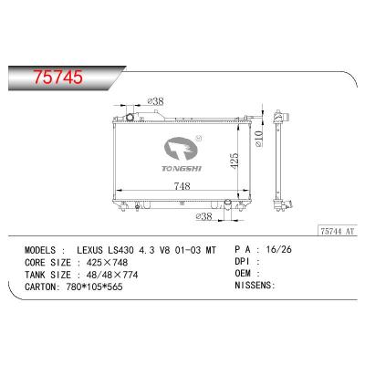 For TOYOTA LEXUS LS430 4.3 V8