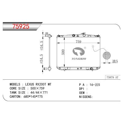 For TOYOTA LEXUS RX200T