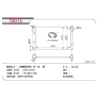 For FORD COMMODORE VY V6