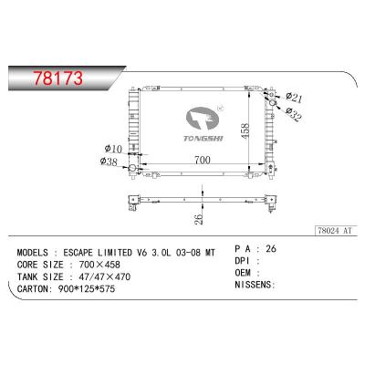 For FORD ESCAPE LIMITED V6 3.0L