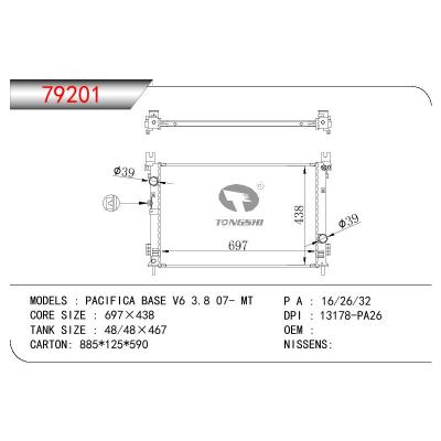 For GM DODGE PACIFICA BASE V6 3.8