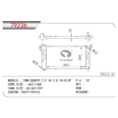 For GM DODGE TOWN COUNTRY 2.0i V6 3.3L