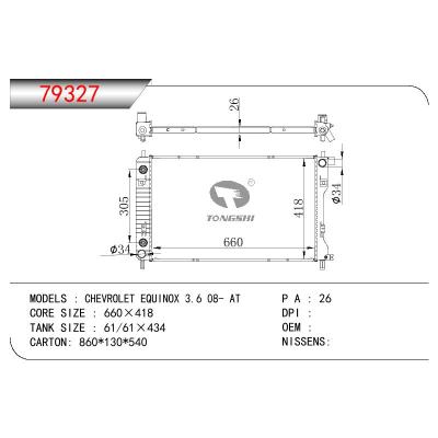 For GM DODGE CHEVROLET EQUINOX 3.6