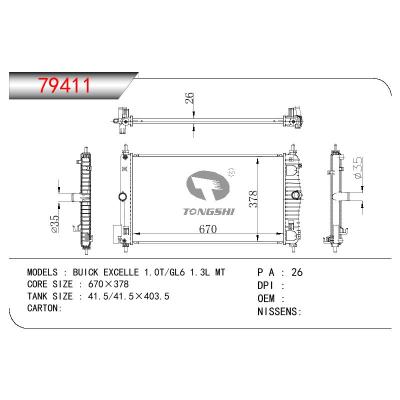 For GM DODGE BUICK EXCELLE 1.0T/GL6 1.3L