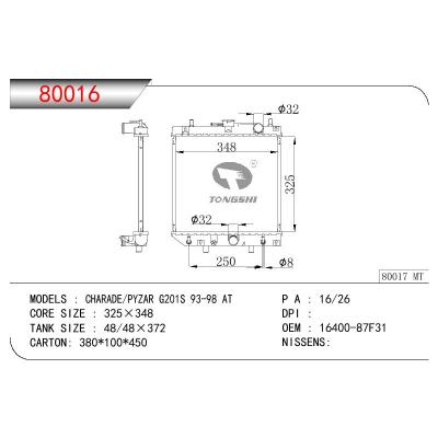 For DAIHATSU CHARADE/PYZAR G201S OEM:16400-87F31