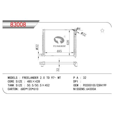 For ROVER LAND ROVER FREELANDER 2.0 TD OEM:ESR4199/PCC000100