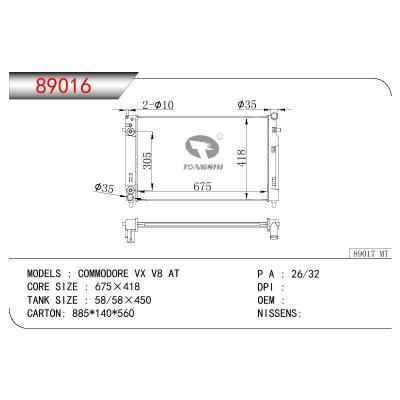 For HONDEN COMMODORE VX V8