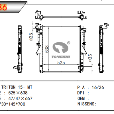 For MITSUBISHI TRITON