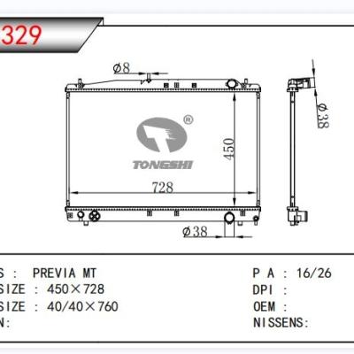 For TOYOTA PREVIA