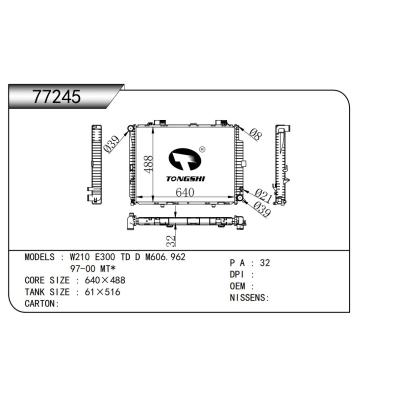 FOR W210 E300 TD D M606.962 97-00 MT RADIATOR