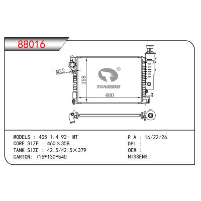 FOR 405 1.4 92- MT RADIATOR