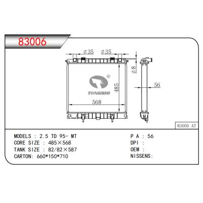 FOR 2.5 TD 95- MT RADIATOR