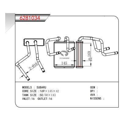 FOR SUBARU HEATER