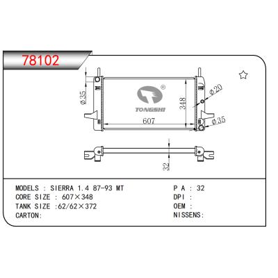 FOR SIERRA 1.4 87-93 MT RADIATOR