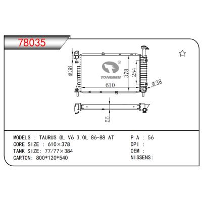 FOR  TAURUS GL V6 3.0L 86-88 AT RADIATOR