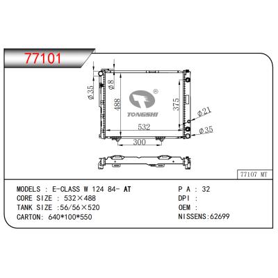 FOR E-CLASS W 124 84-AT RADIATOR