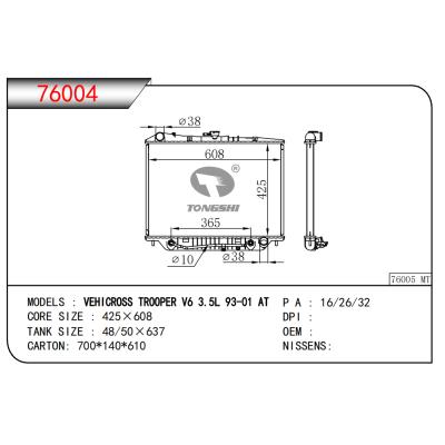 FOR VEHICROSS TROOPER V6 3.5L 93-01 AT  RADIATOR 