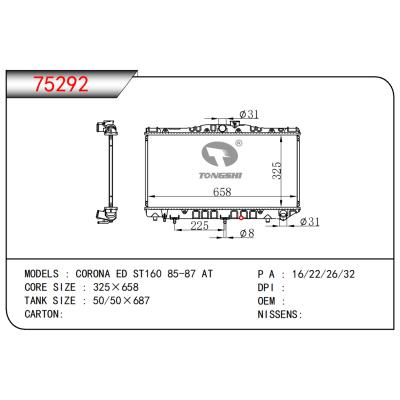 FOR CORONA ED ST160 85-87 AT RADIATOR