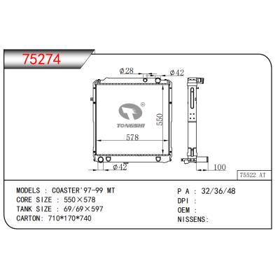 FOR COASTER'97-99 MT RADIATOR