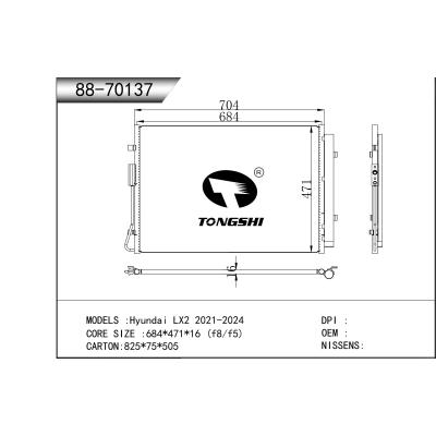 FOR Hyundai LX2 2021-2024 CONDENSER