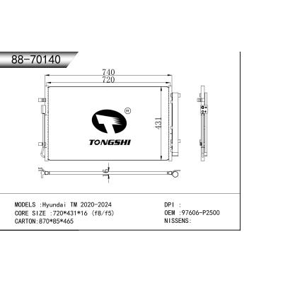 FOR Hyundai TM 2020-2024 CONDENSER