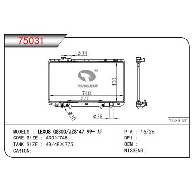 FOR LEXUS GS300/JZS147 99- AT RADIATOR