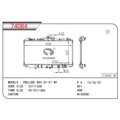 FOR PRELUDE BA4 87-91 MT RADIATOR