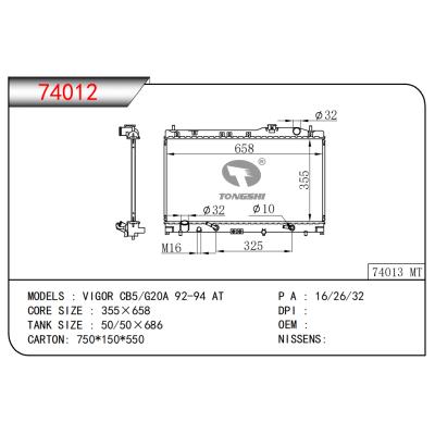 FOR  VIGOR CB5/G20A 92-94 AT RADIATOR