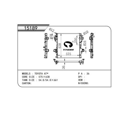 FOR TOYOTA AT* RADIATOR