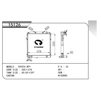 FOR TOYOTA MT* RADIATOR