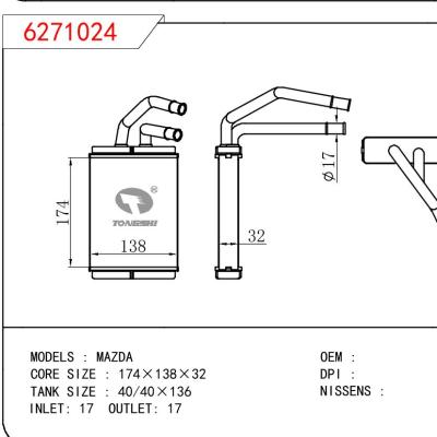 For MAZDA MAZDA