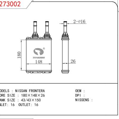 For NISSAN NISSAN FRONTERA