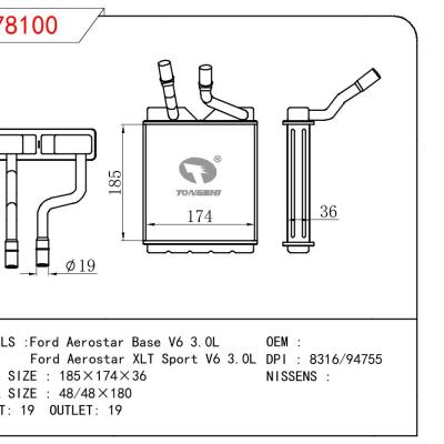 For FORD Ford Aerostar Base V6 3.0L/Ford Aerostar XLT Sport V6 3.0L