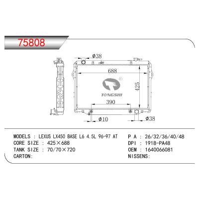 For TOYOTA LEXUS LX450 BASE L6 4.5L OEM:16400-66081/1640066081