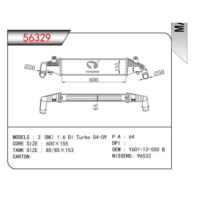 For MAZDA 3 (BK) 1.6 DI TURBO OEM:Y601-13-550 B/Y60113550B