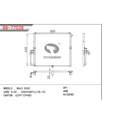 FOR W463 G500 condenser